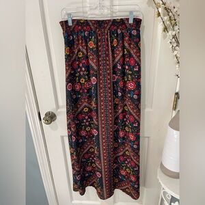 Boho maxi skirt
